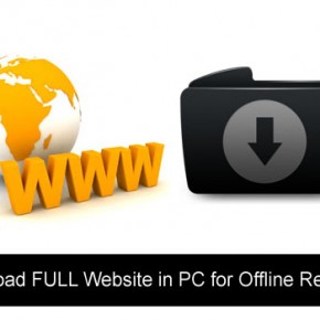 Download FULL Website in PC for Offline Reading