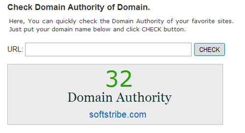 Domain Authority Check