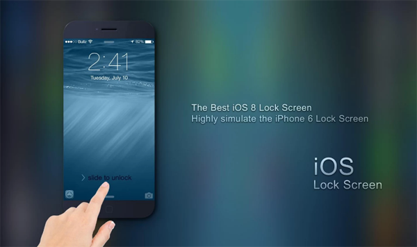 App of the day: IOS 8 Lock Screen for Android