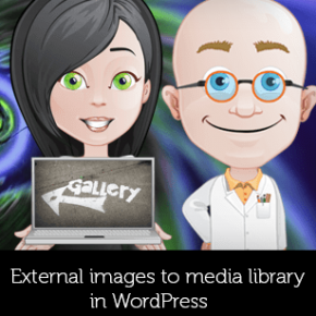 External images to media library in WordPress