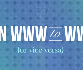 Redirect non www to www