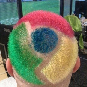 Google Chrome hairstyle
