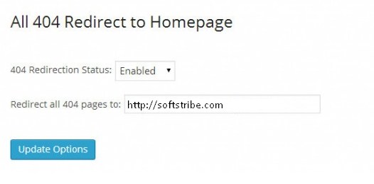 All 404 Redirect to Homepage WordPress Plugin