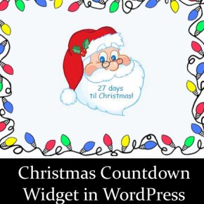 Christmas Countdown Widget WordPress Thumbnail