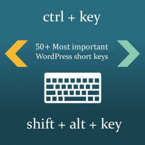 Most important WordPress short keys Thumbnail