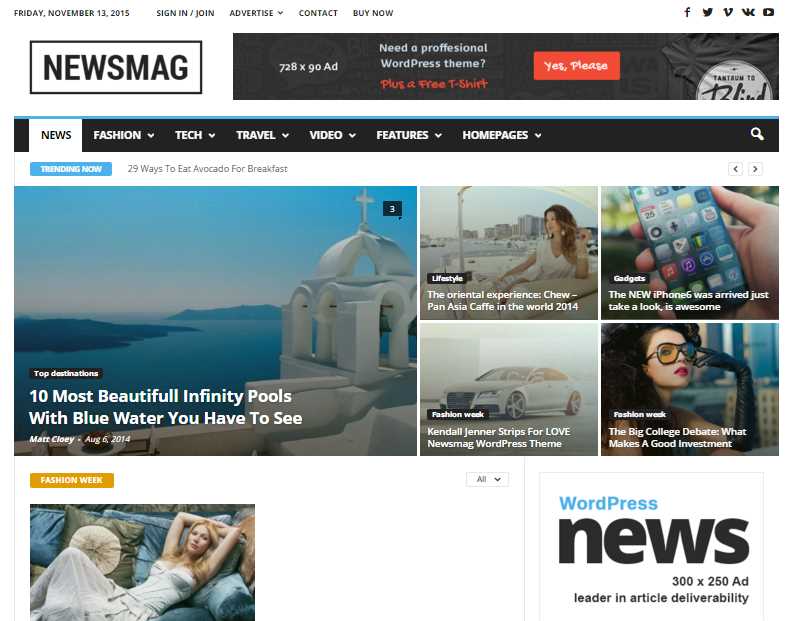 NewsMag Theme