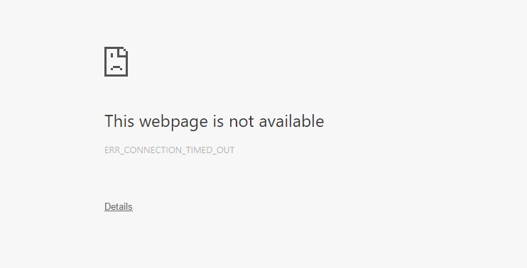 this webpage is not available