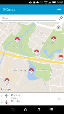 Map for Pokemon GO – GOMaps v1.3 .apk File