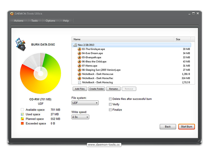 burn ubuntu bootable disc daemon tools ultra