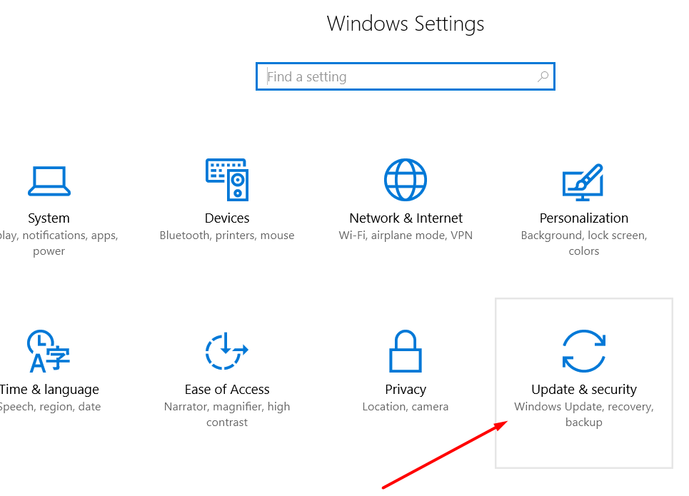 Update Security Windows 10