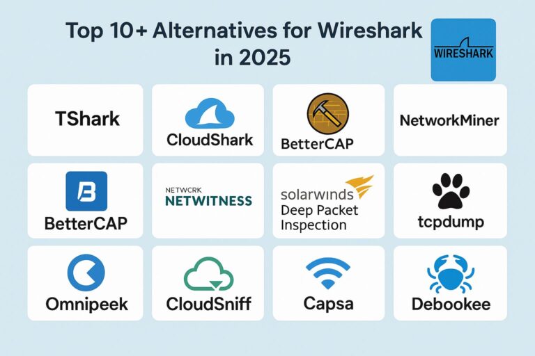 Top 10+ Alternatives for Wireshark in 2025