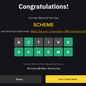 6 word answer june 12 Binance