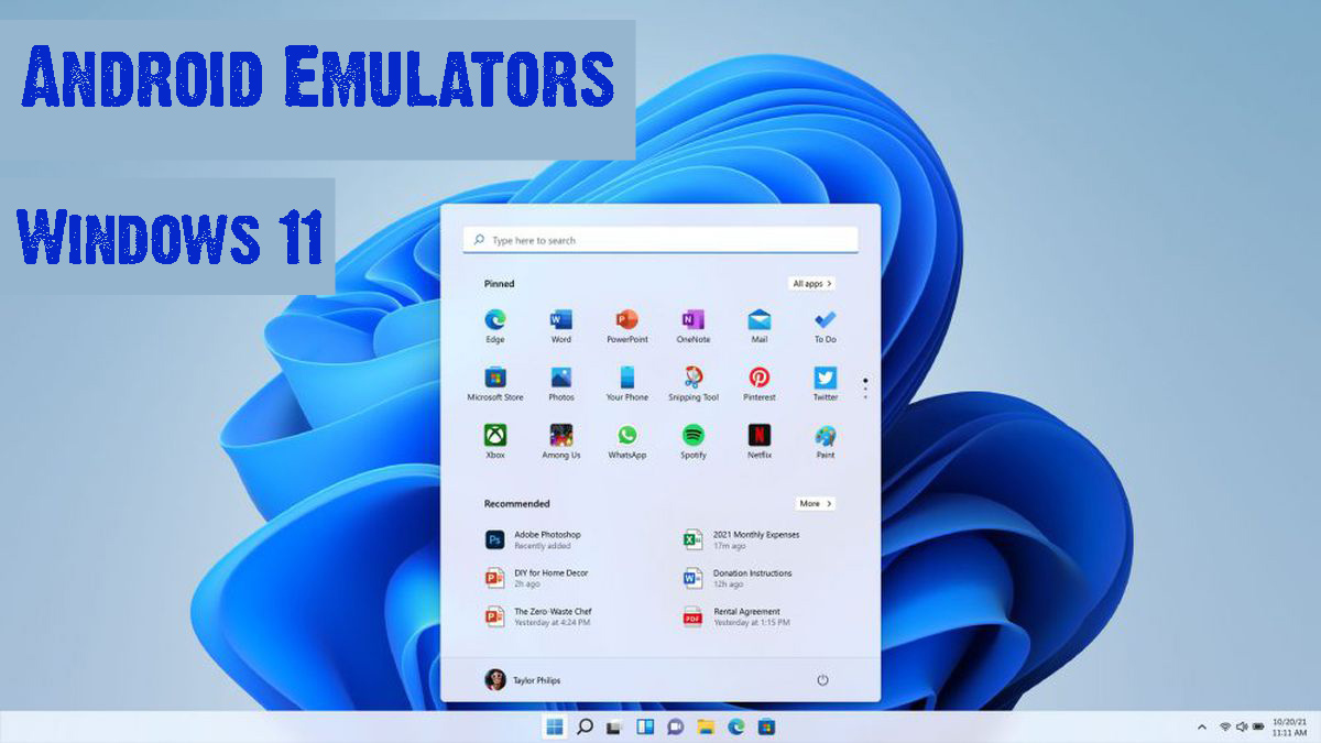 Android Emulators for Windows 11
