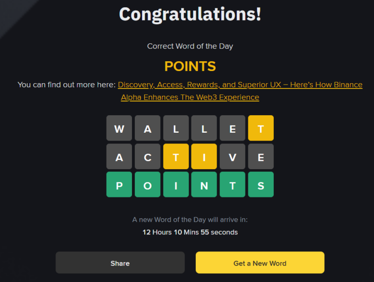 Binance WOTD Answers for June 23 – 29 (Theme: Binance Alpha)