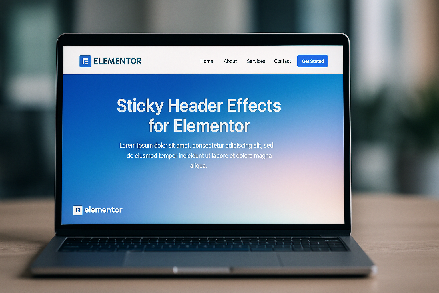 Elementor Sticky Header Effects