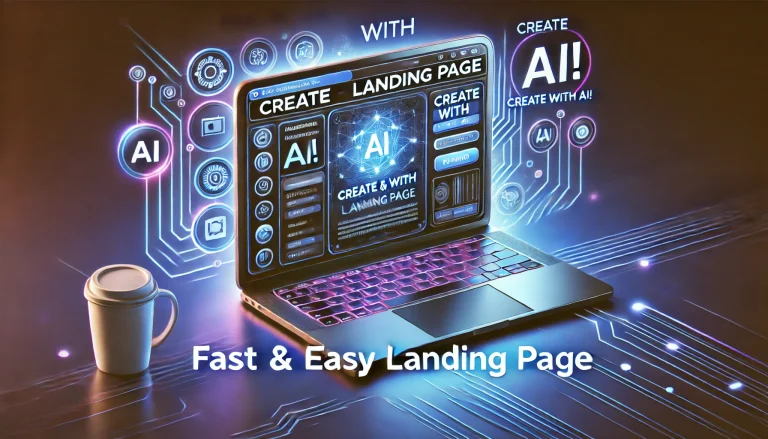 How to Create a Landing Page Using AI