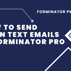 How to Send Plain Text Emails in Forminator and Remove Commas from Names