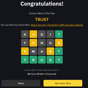 June 10 Word of the day binance answer 5 letter