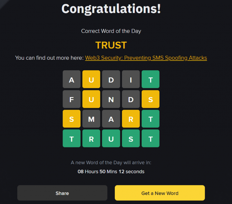Binance 7-Letter Word Of the Day Answer for June 11, 2025 (Theme: Web3 Security)