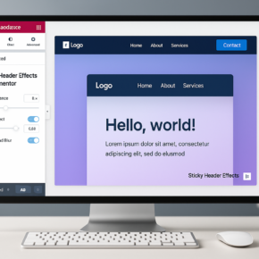 Key Features of Sticky Header Effects for Elementor