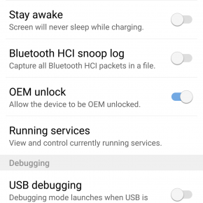OEM unlock – how to unlock bootloader in Samsung S6 Edge (SC-04G)