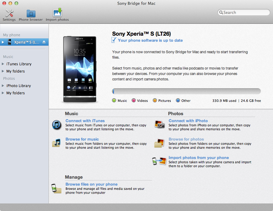 sony software for mac