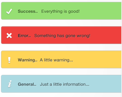 error signs