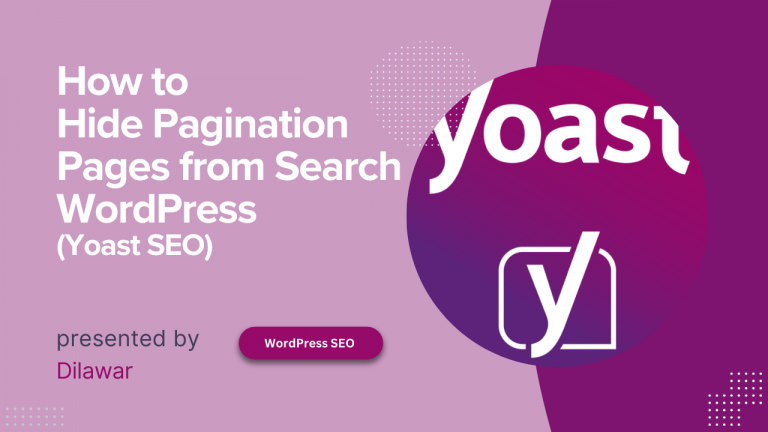 How to Hide Pagination Pages from Search WordPress (Yoast SEO)