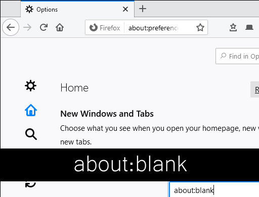 What is about:blank and how to fix it