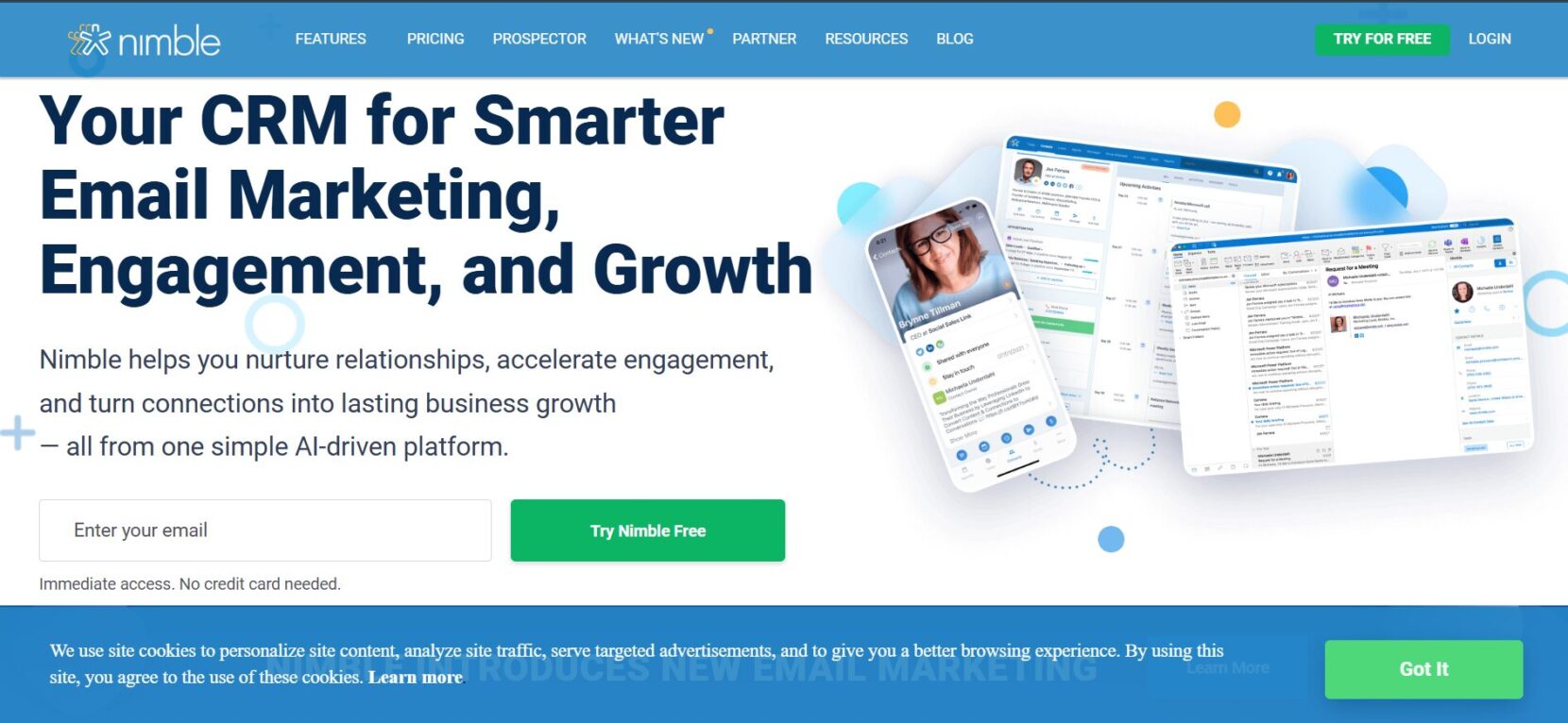 Nimble best alternative of Zoho CRM