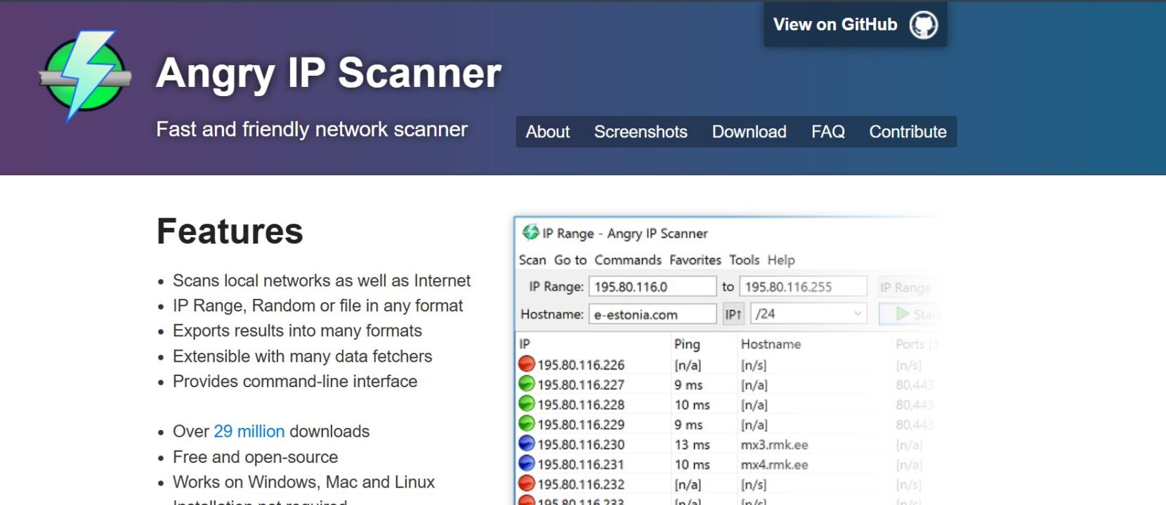Angry IP Scanner Best Alternative for Nmap