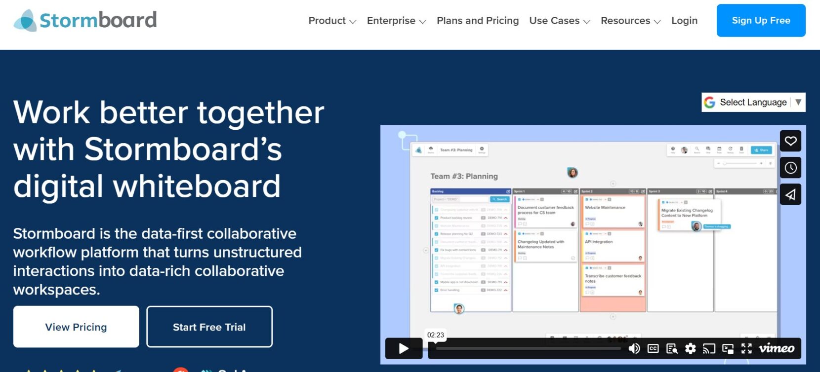 Stormboard Alternative to Jamboard