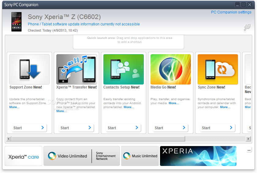 Download Xperia Companion